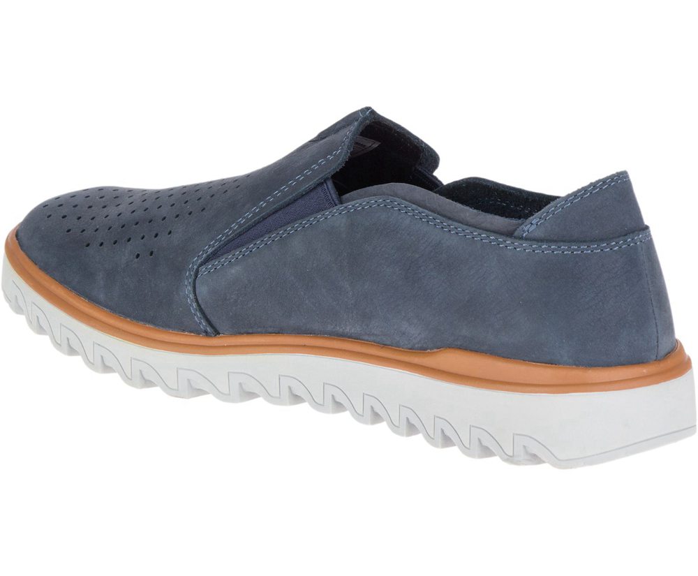 Slip On Homem - Merrell Downtown Moc - Azul Marinho - XJF465187